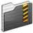 Security Folder Black Icon